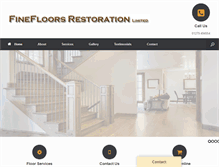 Tablet Screenshot of finefloorsrestorationlimited.co.uk